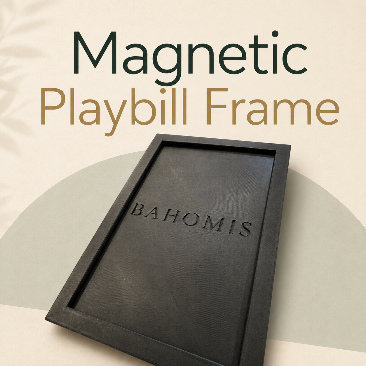 Magnetic Playbill Frame